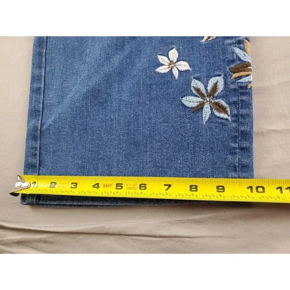 Driftwood Womens Jeans W40 L24 Petite Royce Straight Ankle  Indigo Detached - Picture 12 of 15